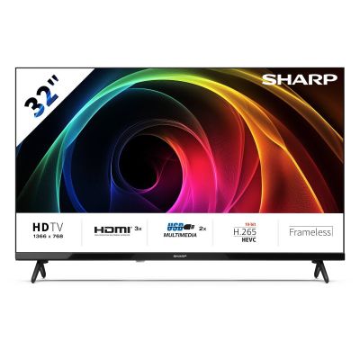 2. LED TV 32" SHARP 32HA1205E 32 Black
