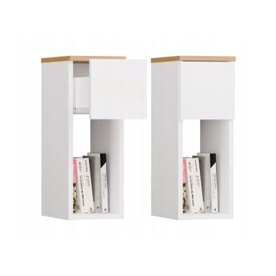 4. GALAX 20/1S BEDSTAND WHITE/ARTISAN