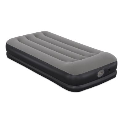 3. Bestway 671BT Air Mattress Single Mattress Black, Gray Unisex