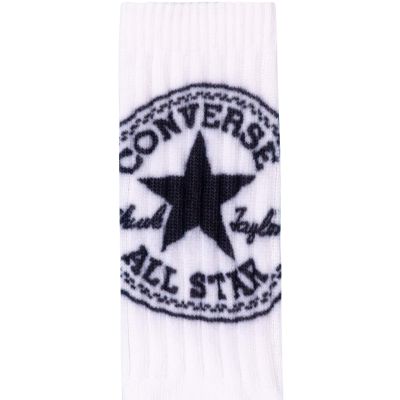 7. Converse 2-pack socks white E744W