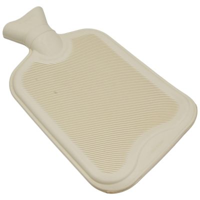 3. ALPINA Rubber Hot Water Bottle with Cover, 1.7 L, Grey