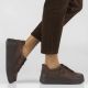 8. Women's brown leather platform shoes Filippo 6246