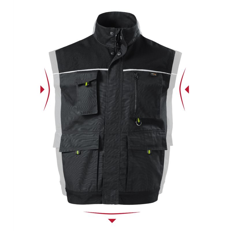 4. Rimeck Ranger M MLI-W5494 ebony gray vest