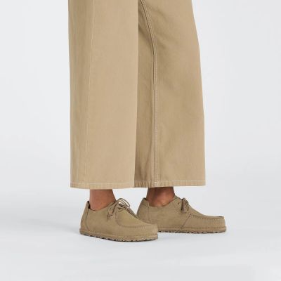 4. Birkenstock Men's Moccasins UTTI LACE 1027274 GRAY TAUPE (Standard Width)