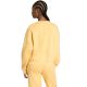 3. adidas Essentials Small Logo Feelcozy Women's Sweatshirt Yellow KC5278