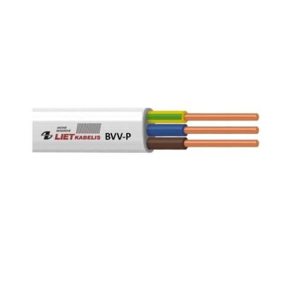 CABLE BVV-P 2X2.5 WHITE 100M