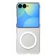 5. Spigen AirSkin MagFit Case for Samsung Galaxy Z Flip 8 - Clear and White