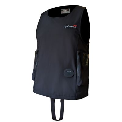 27. GLOVII WATERPROOF, HEATED DIVING VEST, INCLUDING TWO BATTERIES AND GMV2L REMOTE CONTROL