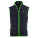 Trollkids Kids Arendal Vest Navy/Viper Green (134-100)