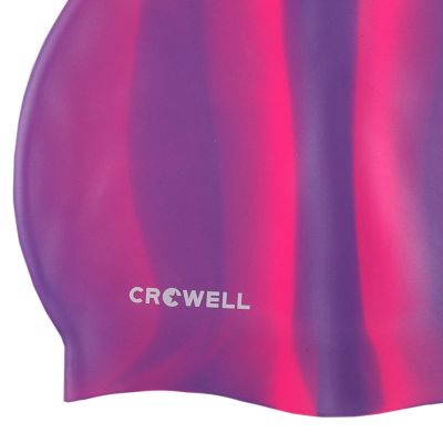 4. Crowell Multi-Flame-05 Silicone Swimming Cap