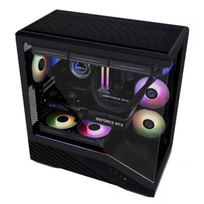 16. Lian Li Vector V100 PC Case, Midi-Tower, ATX, RGB, Tempered Glass