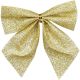 5. DECORATIVE GOLD BOW 10x12CM 6 PCS MICA
