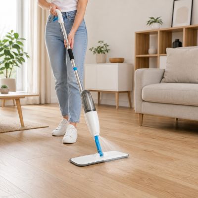 22. ESPERANZA MOP WITH SPRAYER PERFECT CLEAN EHS002