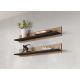 2. Shelf 125cm (2 pcs) SOHO lefkas oak + black