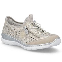 Women's sports shoes, openwork gold, Rieker L3252-92