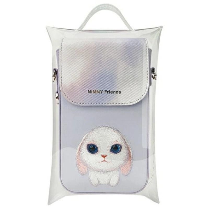 9. Nimmy Big Eyed Pet 2.0 Rabbit Phone Bag - Purple
