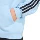 5. Men's adidas Essentials 3-Stripes Fleece Full-Zip Hoodie, Sky Blue KY4143