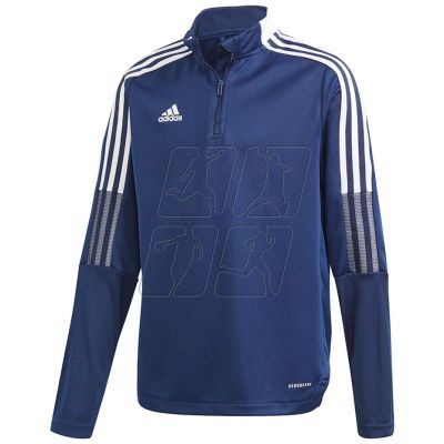 6. Adidas Tiro 21 Training Top Youth Jr GK9661 sweatshirt