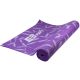 Anti-slip yoga mat 173x61x5mm flowers with purple bag EB FIT 1029405