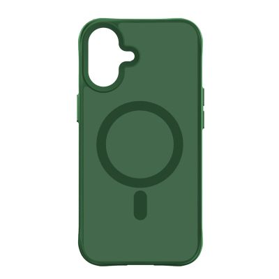 13. 3mk Smoke MagCase for iPhone 17 - Green-Translucent
