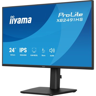 28. iiyama ProLite XB2491HS-B1 computer monitor 60.5 cm (23.8") 1920 x 1080 px Full HD LCD Black