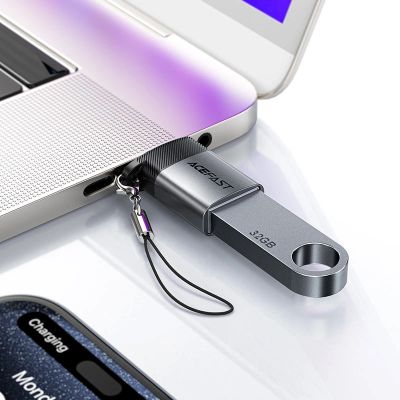 5. Acefast J7 USB-A - USB-C Adapter - Gray
