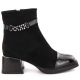 6. D&amp;A S.Barski ankle boots with decorative heel Premium Collection W MR880-018 OLI269A