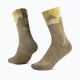 Buff Thermonet Over the Calf Socks - olive green