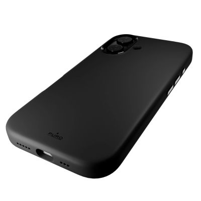 5. Puro Icon Mag Pro MagSafe Silicone Case for iPhone 16 - Black