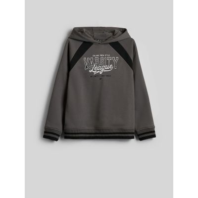 6. Boys’ Loose-Fit Hooded Sweatshirt 4F 4FJRAW26TSWSM3193-25S