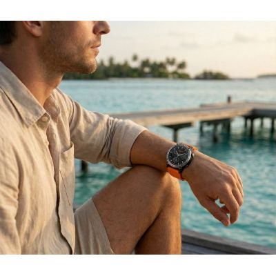 3. Smartwatch Gravity Black Strap + Bracelet GT46-4