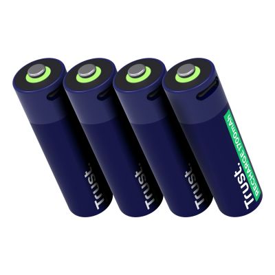 3. AA Trust USB-C RECHARGEABLE BATTERIES 4P