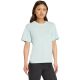 10. adidas Essentials Small Logo Cotton Light Blue Women's T-Shirt JY4965
