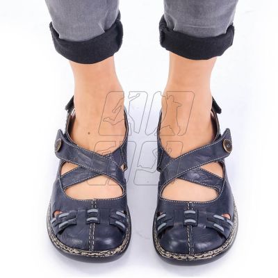 3. Velcro comfortable sandals Rieker W 46377-14