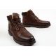 7. Wrangler men's shoes Gillen leather brown insulated ankle boots