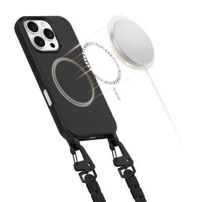 4. Tech-Protect MagNecklace MagSafe Case for iPhone 16 Pro Max - Black