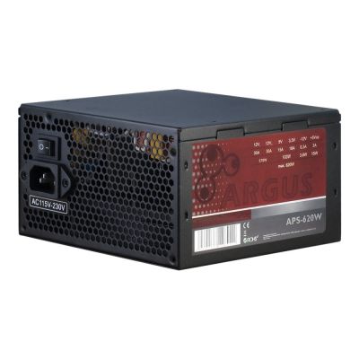Inter-Tech Argus APS Power Supply Module 620 W 20+4 pin ATX ATX Black