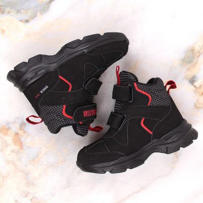 8. Big Star Jr INT1883 high-top sports shoes black