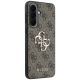 4. Guess Leather 4G Metal Logo Case for Samsung Galaxy A57 5G - Brown