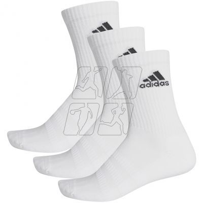 2. Adidas Cushioned Crew 3PP DZ9356 socks