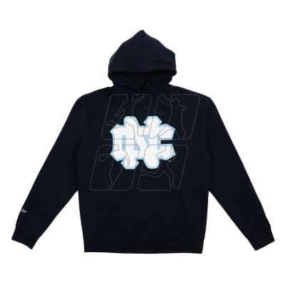 Mitchell &amp; Ness University Of North Carolina NCAA Large Logo Hoody M HDSSINTL1271-UNCNAVY