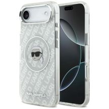 Karl Lagerfeld IML Karl Head Logo MagSafe iPhone Air Case - Gray