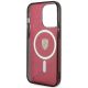 7. Ferrari FEHMP14LUKR iPhone 14 Pro 6.1" red/red hardcase Translucent Magsafe