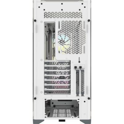 17. Corsair iCUE 5000X RGB Mid-Tower ATX Tempered Glass White case (CC-9011213-WW)