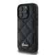 2. Guess Quilted Metal Logo iPhone 16 Pro Case - Black