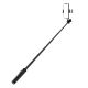 Selfie stick WC12YDS 1.3m aluminum alloy telescopic tripod with dual lamp and phone holder - black
