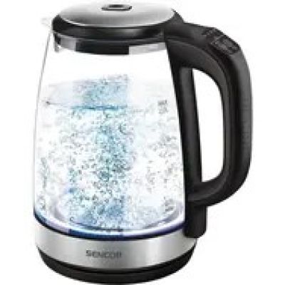 4. Sencor SWK 2090BK Electric Kettle 2L 2200W Black, Stainless Steel, Transparent