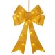 9. DECORATIVE BOW 60CM GOLD 25 LED