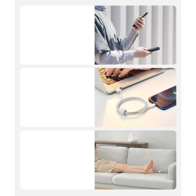 16. Baseus Superior USB - Lightning cable 2.4A 0.25 m White (CALYS-02)