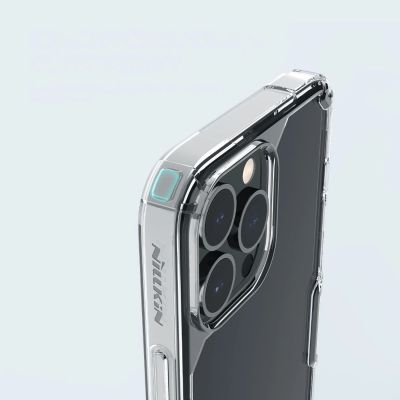 16. Nillkin Nature Pro case iPhone 14 Pro armored cover blue cover
